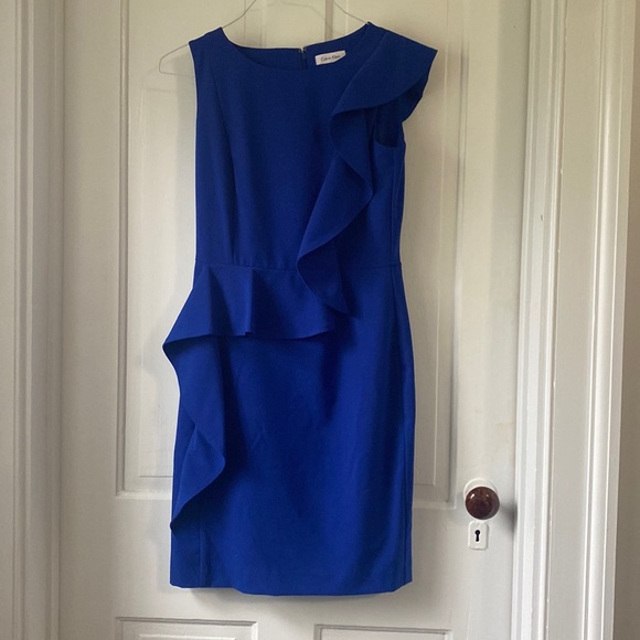 women in low cut dresses Oyster Mini Dress A-Line Scoop Neck Asymmetrical Length:Tall GENDER:Women